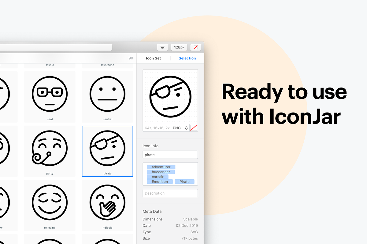 90 Emoticons Icons, an Emoji Icon by Fantastic Greg (Photo 4 of 4)