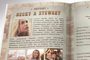Cow Girl Funeral Program Word, a Brochure Template by Four C Graphic (Thumbnail 7 of 10)