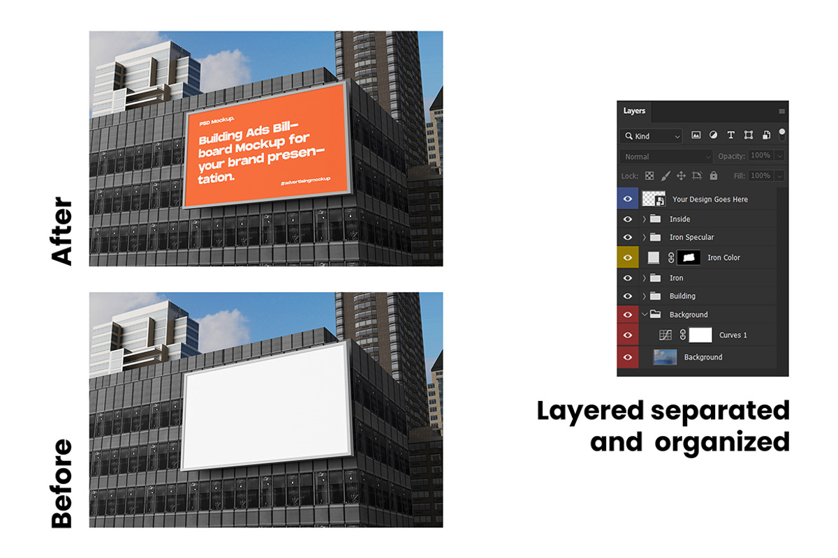Realistic Urban Billboard Mockup, an Advertising Mockup by My Code Std (Photo 6 of 6)