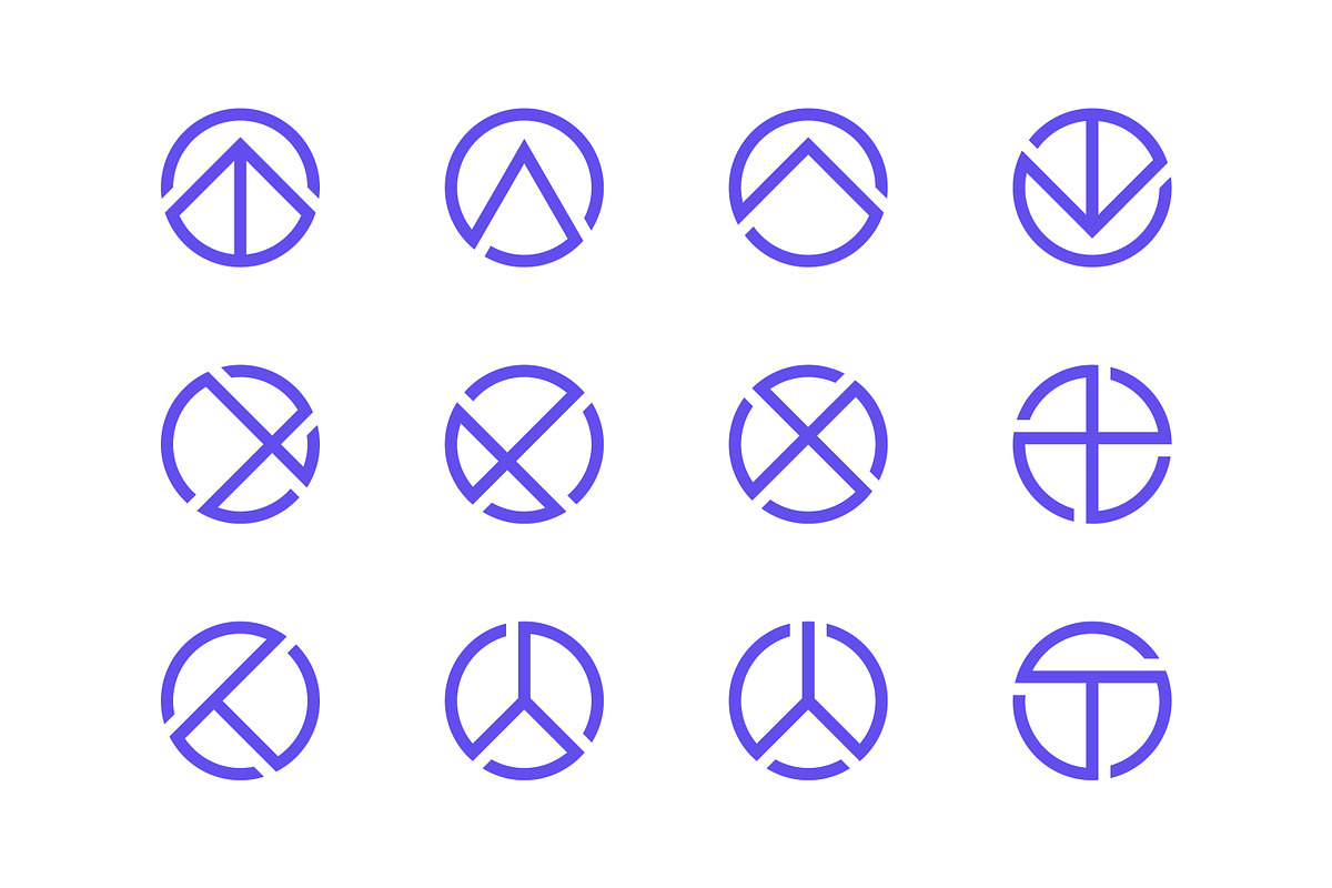 Zen Geometric Circle Logo Bundle, a Branding & Logo Template by Signatoro (Photo 3 of 4)