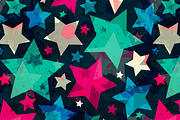Star Seamless Patterns, a Pattern Graphic by Gudiny (Thumbnail 8 of 11)
