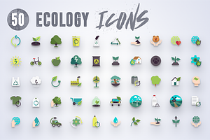 50 Ecology Icons