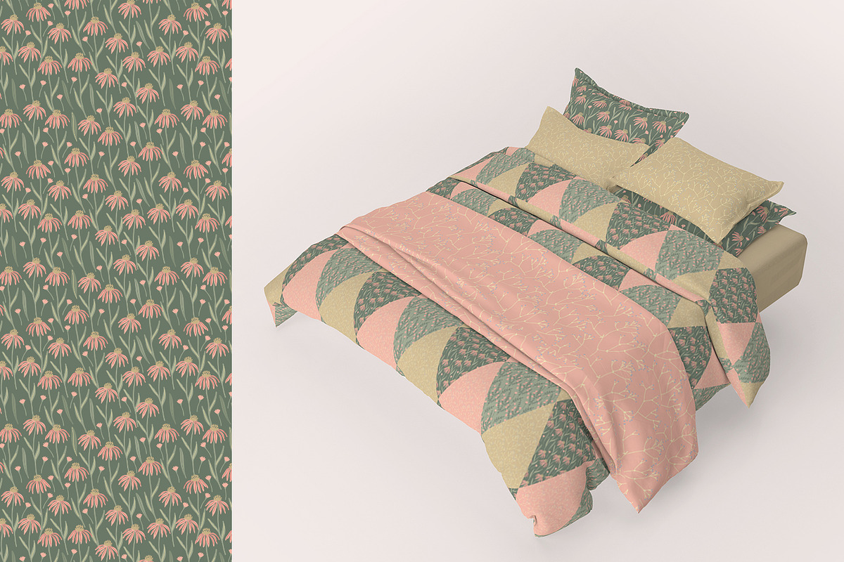Herbal tea clipart and patterns, a Pattern Graphic by Anna Druzhkova (Photo 10 of 15)