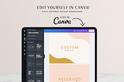 Pink Boho Etsy Shop Branding Kit, a Branding & Logo Template by Macarons and Mimosas (Thumbnail 8 of 9)