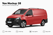 Van Mockup 38, an Advertising Mockup by Mockupix (Thumbnail 1 of 12)