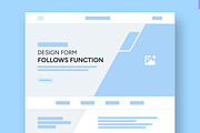 Modern Landing Page Wireframe, a Landing Page Template by ContestDesign (Thumbnail 2 of 6)