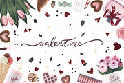 Romantic Valentine Collection, an Illustration by Chloe's Illustrations (Thumbnail 1 of 10)