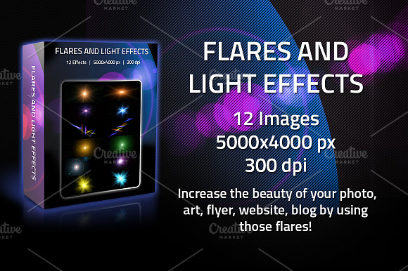 12 Flares and Light Effects preview 6