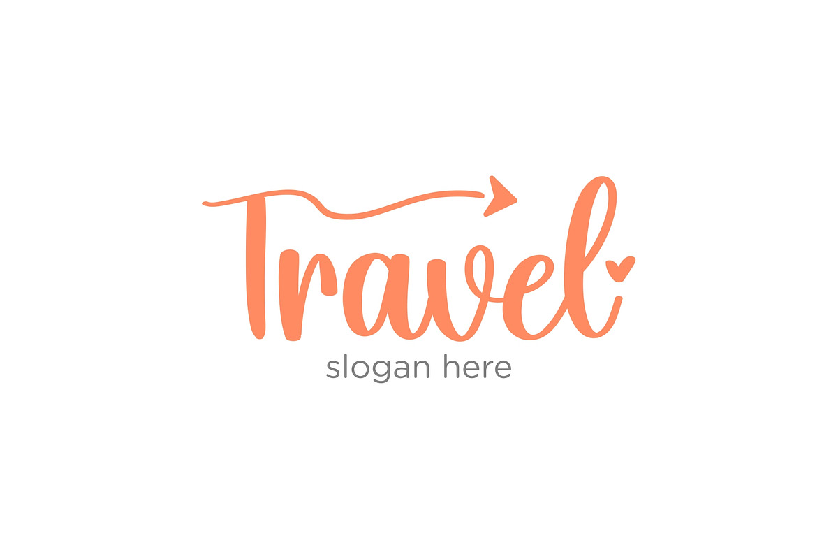 Travel Handwritten Text Logo, a Branding & Logo Template by ika trisiana