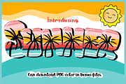 Summer-PNG fonts, a Symbol Font by It me digital art (Thumbnail 1 of 6)