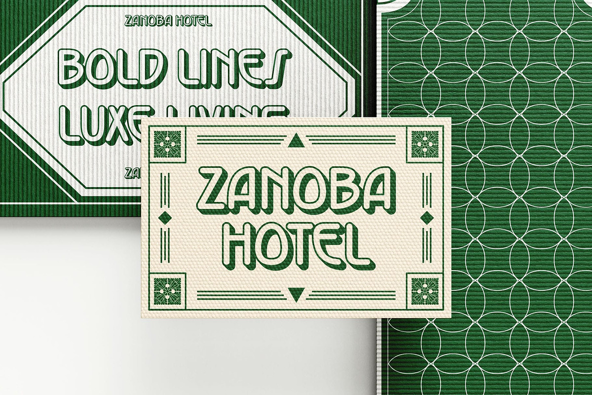 Jacelon Rounded 3D, a Sans Serif Font by Craft Supply Co. (Photo 5 of 8)