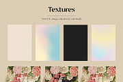 Vintage Floral Alphabet Flower Set, a Decorative Illustration by Veris Studio (Thumbnail 15 of 15)