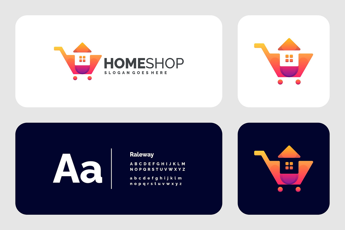 Gradient Modern Shopping Cart Logo, a Branding & Logo Template by Artnivora.Std (Photo 3 of 3)