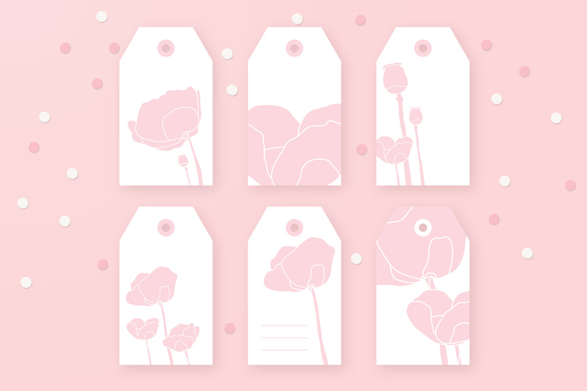 Pink Poppies Wedding Invitation Set, an Invitation Template by moibalkon (Photo 3 of 5)