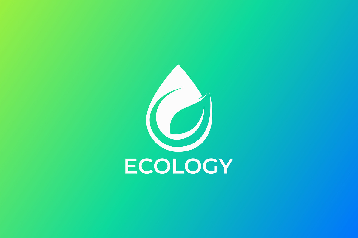 Ecology Water Leaf Logo, a Branding & Logo Template by Signatoro (Photo 3 of 3)