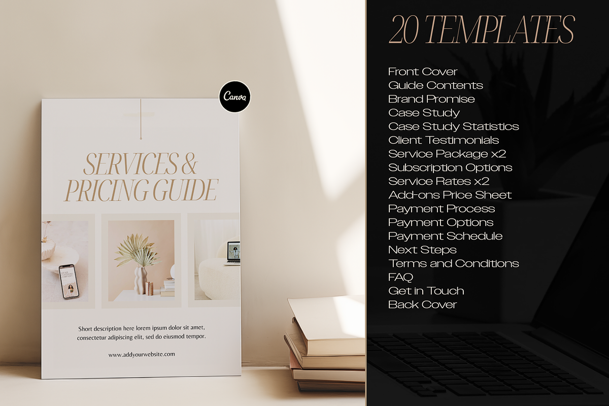 TERRA Services and Pricing Guide, a Marketing Template by Creatif Foundry (Photo 5 of 7)
