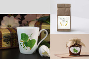 Linden tree leaves and seeds, a Pattern Graphic by Contes_de_fée (Thumbnail 8 of 9)