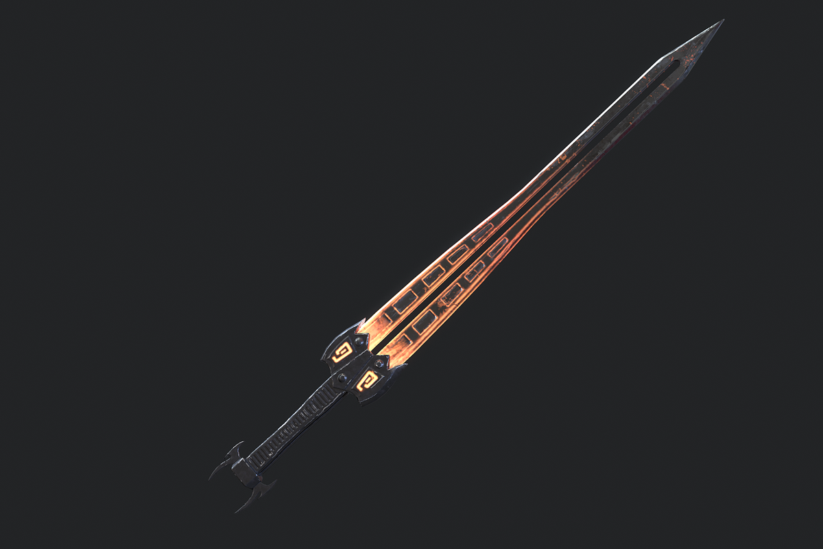 5 Fantasy Stylish Sword -PBR-, an Object 3D Model by TFE Game Art (Photo 4 of 15)