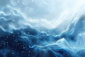 An abstract, icy swirl composition, a Photo by LOGOCREATIVE