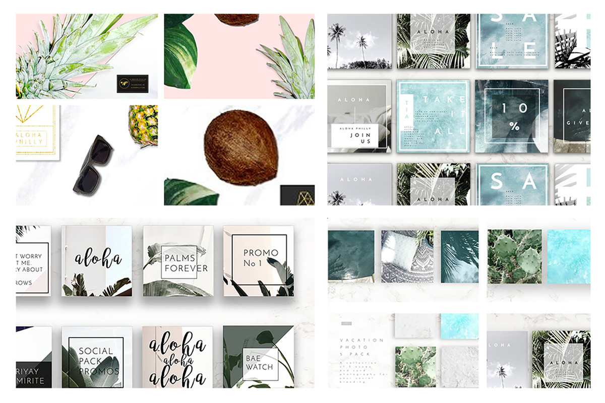 Tropical Social Web Bundle, a Templates & Theme by Aloha Philly (Photo 2 of 7)