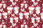 Set of graphic of snowmen, an Illustration by Tanor (Thumbnail 11 of 11)