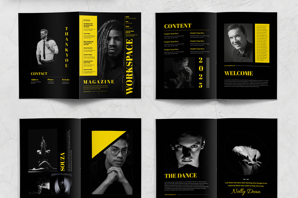 Workspace Magazine  Template, a Magazine Template by ContestDesign (Photo 2 of 3)