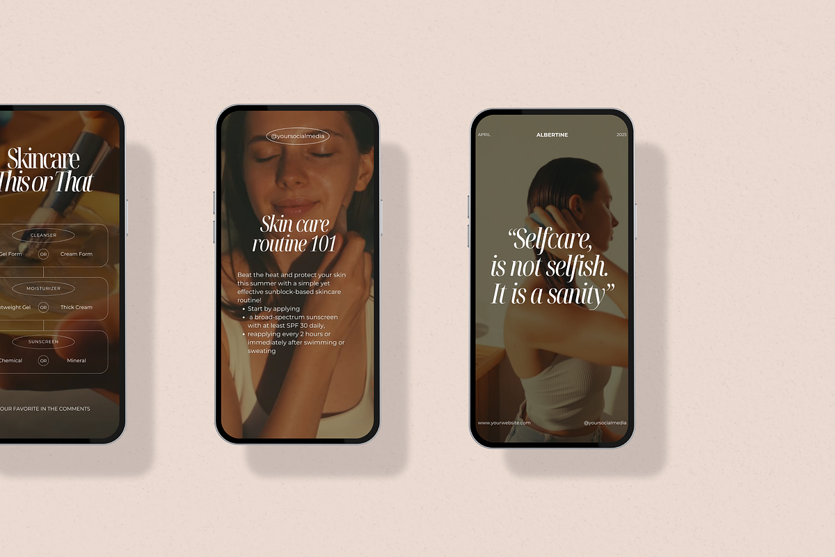 Aesthetic Skincare Instagram Reel, a Social Media Template by My Template Studio (Photo 13 of 14)