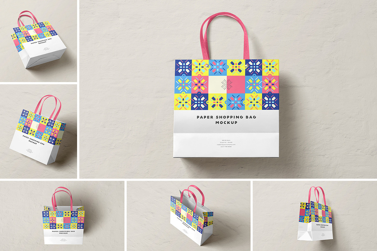 Shopping Bag Mockup, a Product Mockup by PixelVoyager (Photo 1 of 8)