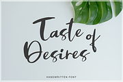 Taste of Desires, a Script Font by Larin Type Co. (Thumbnail 1 of 6)