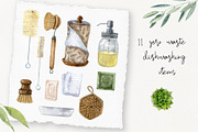 Zero Waste Kitchen Set, a Decorative Illustration by Natalia Fedorova (Thumbnail 3 of 10)