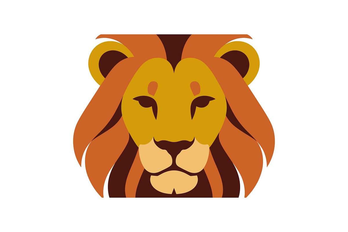 Royal Lion Head Cartoon Clipart, an Object Graphic by jahid234 (Photo 9 of 16)