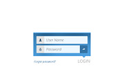 Crisp Login Box, a Templates & Theme by VectorBurn (Thumbnail 1 of 2)