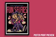 Fun Selfie Illustration, a Person Illustration by badsyxn (Thumbnail 4 of 5)