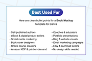 Canva Editable Book Mockup Templates, a Design Template by Snapybiz (Thumbnail 2 of 10)