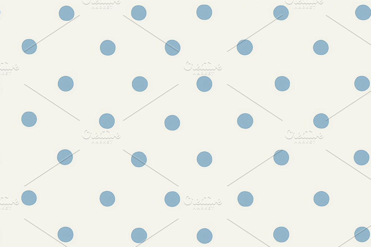 Seamless pattern, seamless polka dot pattern featuring sky blue, a Pattern Graphic by Studio ANNA