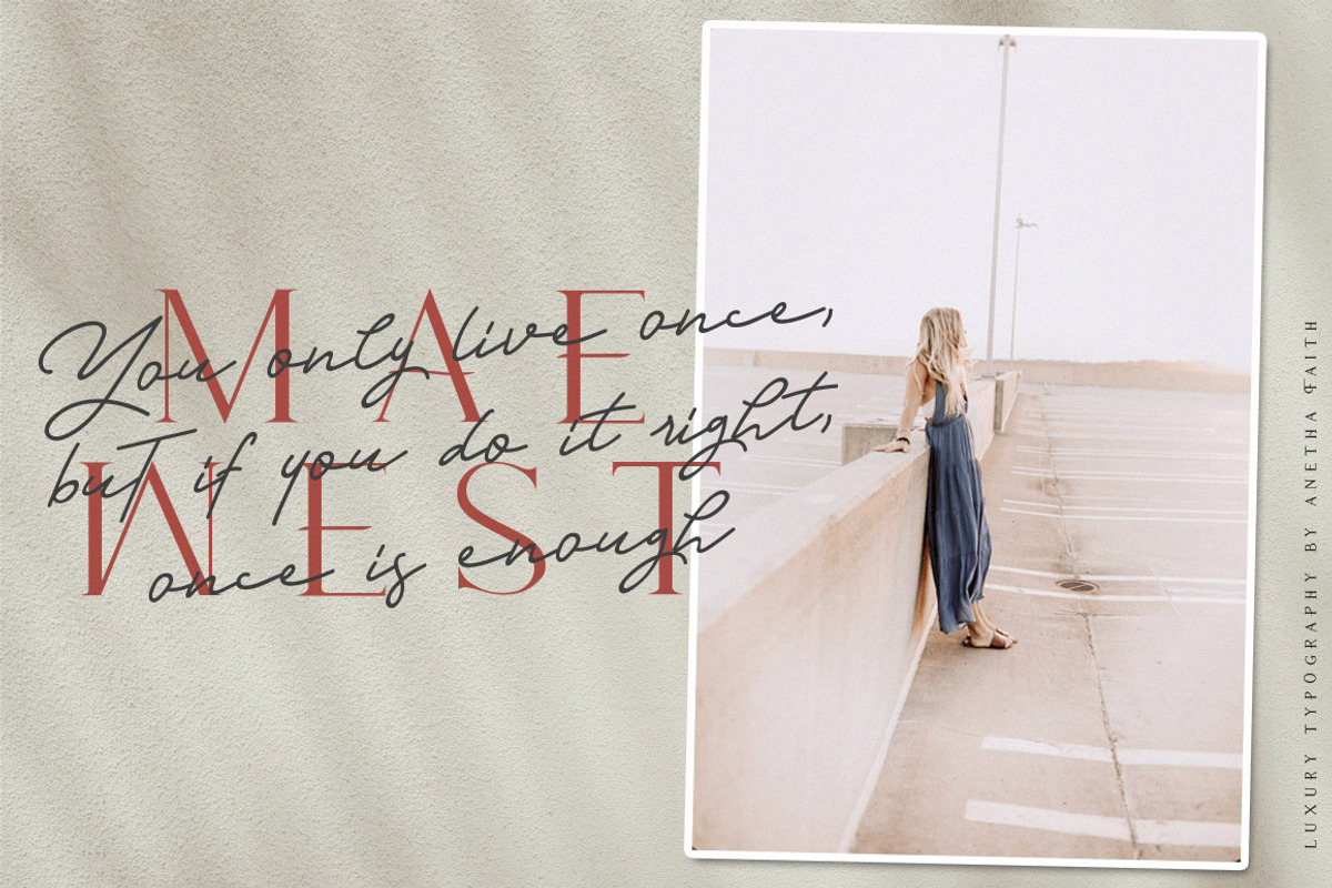 Anetha Faith Signature Font Duo, a Serif Font by Anxiety Studio (Photo 10 of 16)