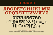 Hegard - Vintage Boxing Fonts, a Serif Font by Konstantine Studio (Thumbnail 2 of 3)