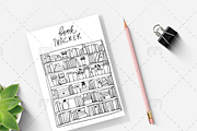 book tracker set, an Object Illustration by Veronika M (Thumbnail 4 of 7)