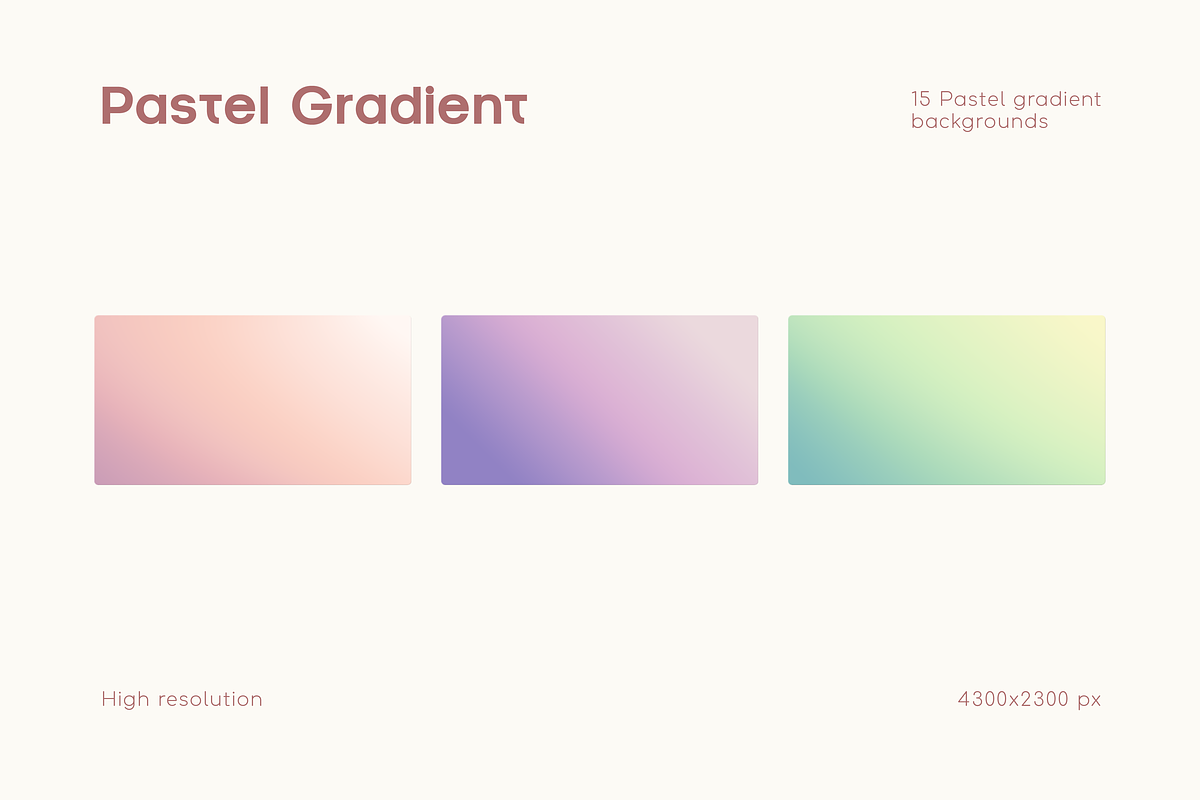 Pastel Gradient Collection, a Background Graphic by Ghurafa Studio (Photo 4 of 10)