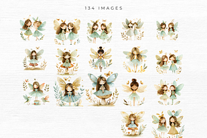 Fairy Garden Clipart, 134 PNG