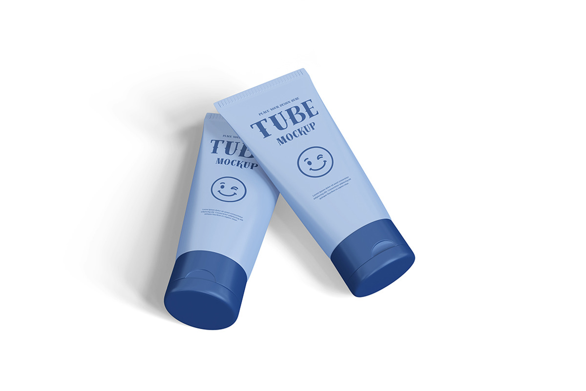 Cosmetic Tube Mockup PSD, an Advertising Mockup by Indah (Photo 4 of 6)
