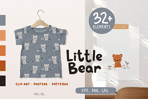 Little bear!, an Animal Illustration by tata_ota