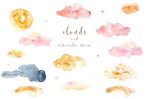 Sweet Dreams. Holiday Watercolor Set