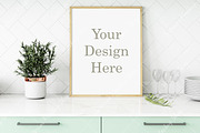 Frame Mockup Kitchen - 813, a Print Template by Mockup Shop (Thumbnail 1 of 3)