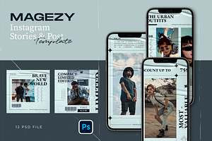 Hype Instagram Template - Magezy