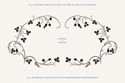 Romantic Vintage Floral Clipart, a Decorative Illustration by Century Library (Thumbnail 9 of 10)