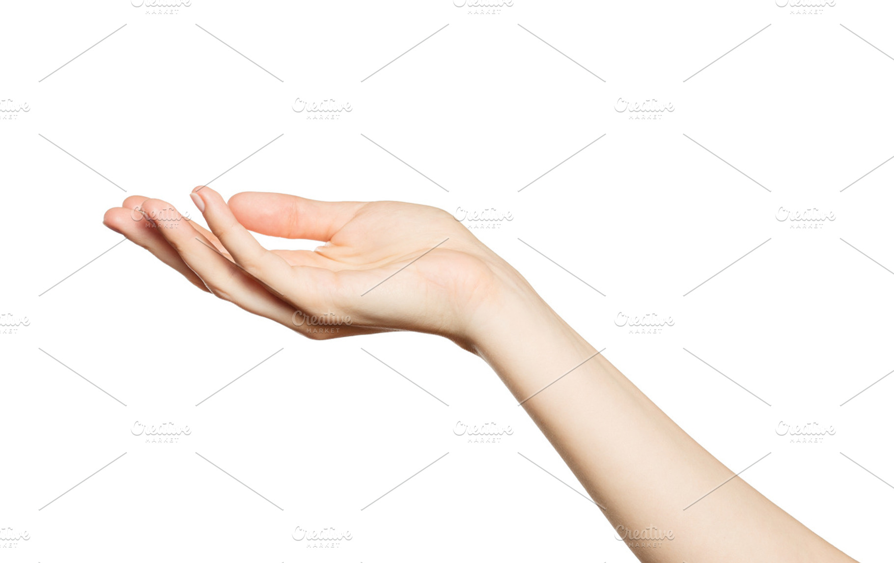 Woman hand isolated, a Background Photo by Maksimkostenko