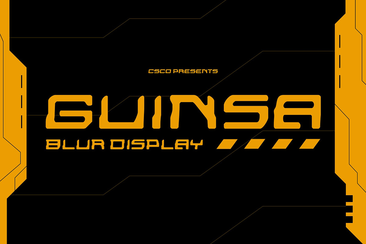 Guinsa Blur, a Sans Serif Font by Craft Supply Co. (Photo 1 of 8)