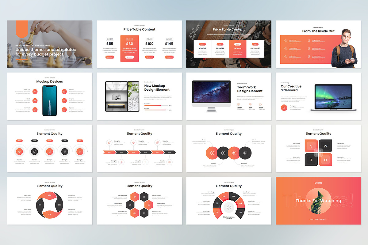 Quarto Presentation Template, a Presentation Template by Rocketstill (Photo 6 of 7)