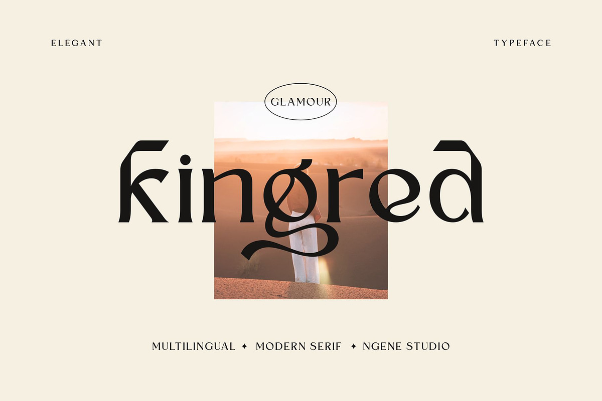 Kingred, a Font by ngene (Photo 1 of 11)